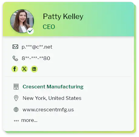 Manufacturing Industry Marketing database