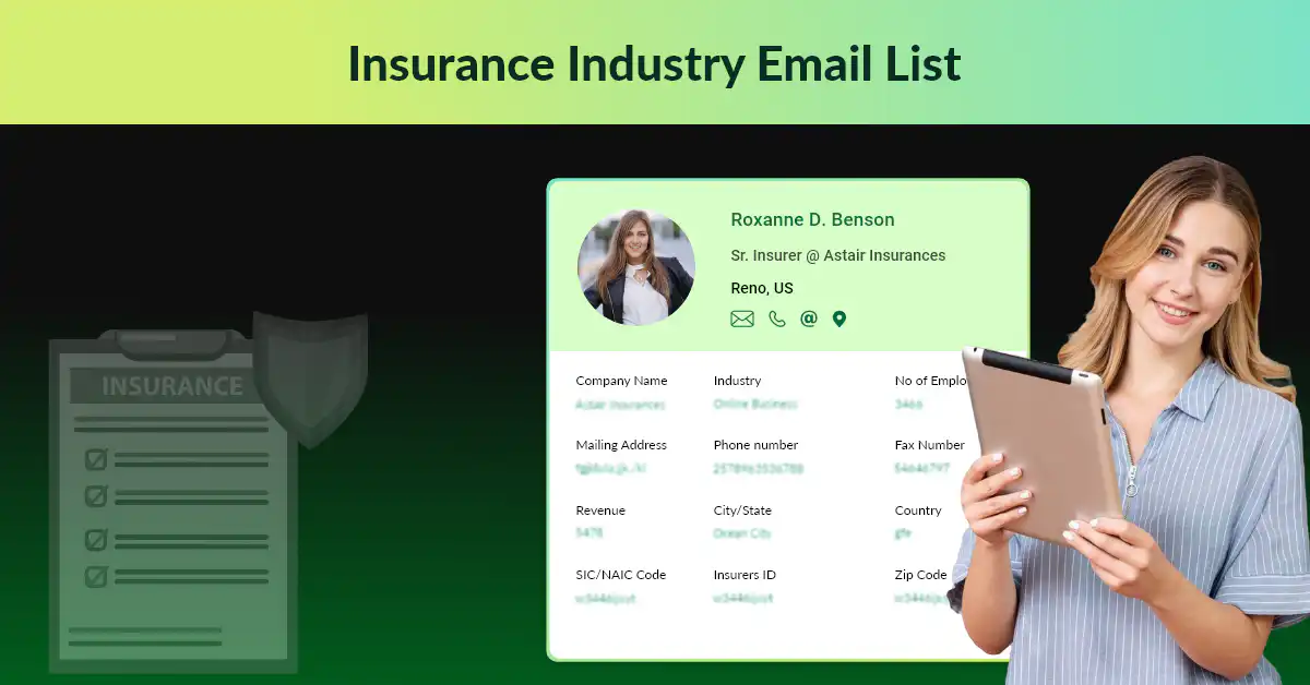 Insurance Rising Email Insurance Industry Email List | 1M+ Targeted Contacts