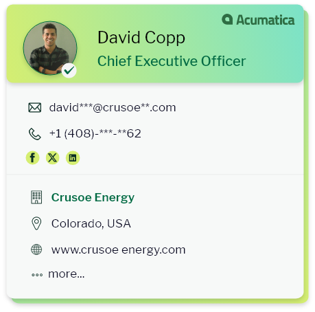 Acumatica Sample 2