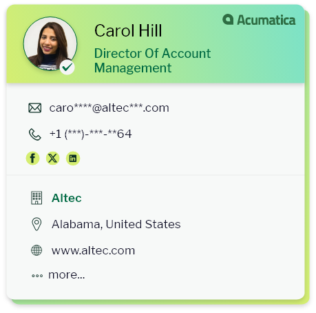 Acumatica Sample 3