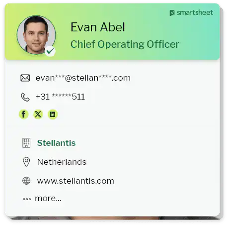 Smartsheet Sample 2