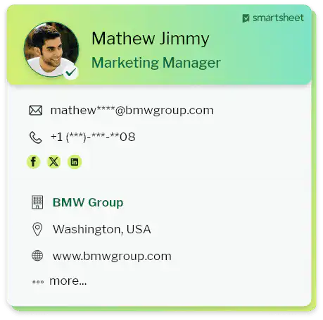 Smartsheet Sample 3