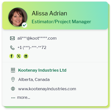 Sample data of Mining Industry Email addresses