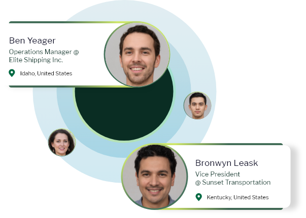 Transportation industry mailing list maps