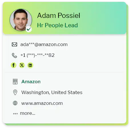 sample data of Fortune 500 Companies contact list