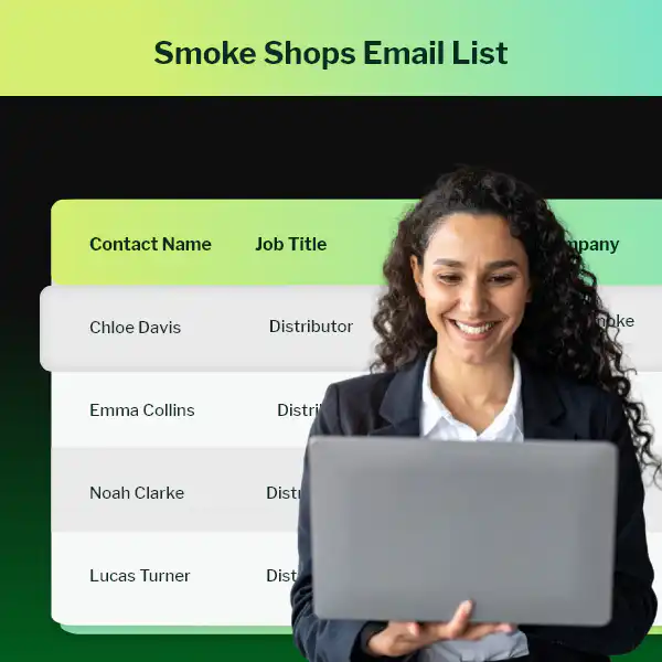 Smoke Shops Email List