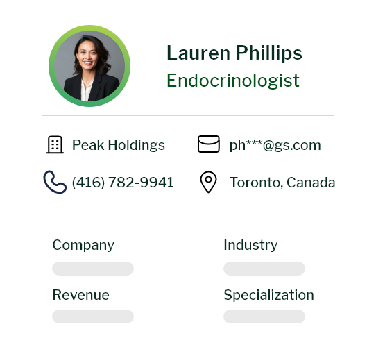 Endocrinologist Email List