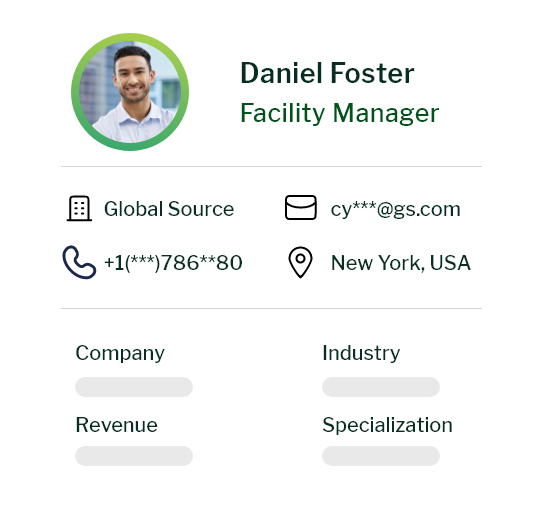 Facility Management Email List - Group