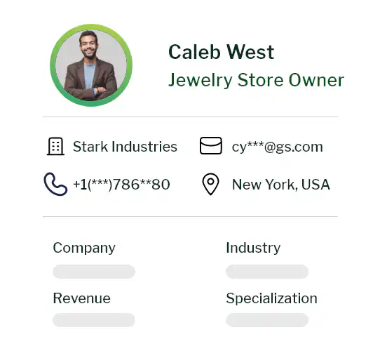 Gems and Jewelry Email List - Group