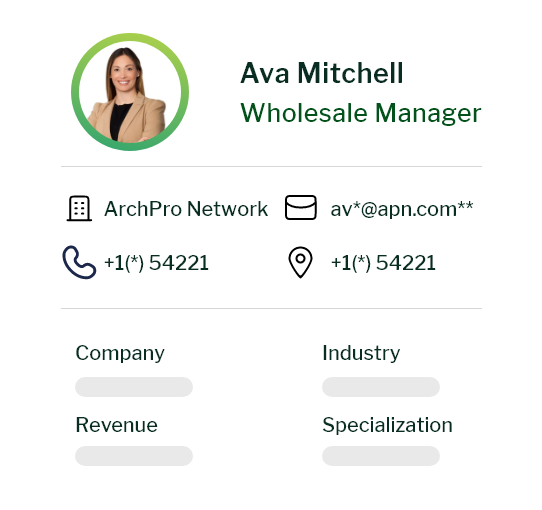 Wholesale Industry Email List