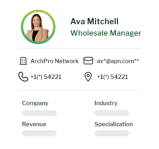 Wholesale Industry Email List